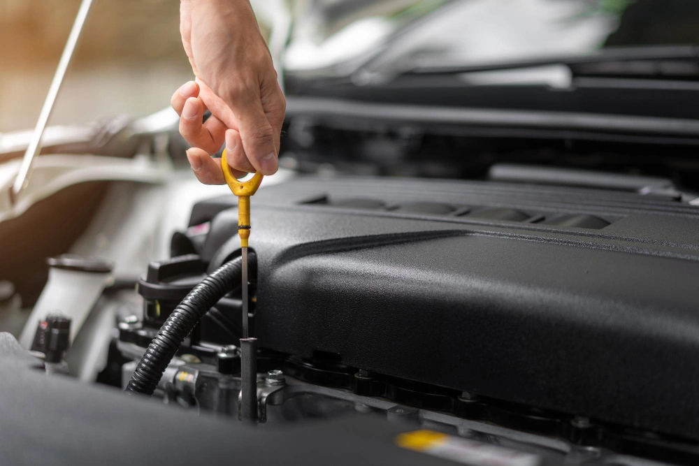 engine oil check