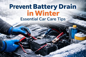 prevent battery drain in winter